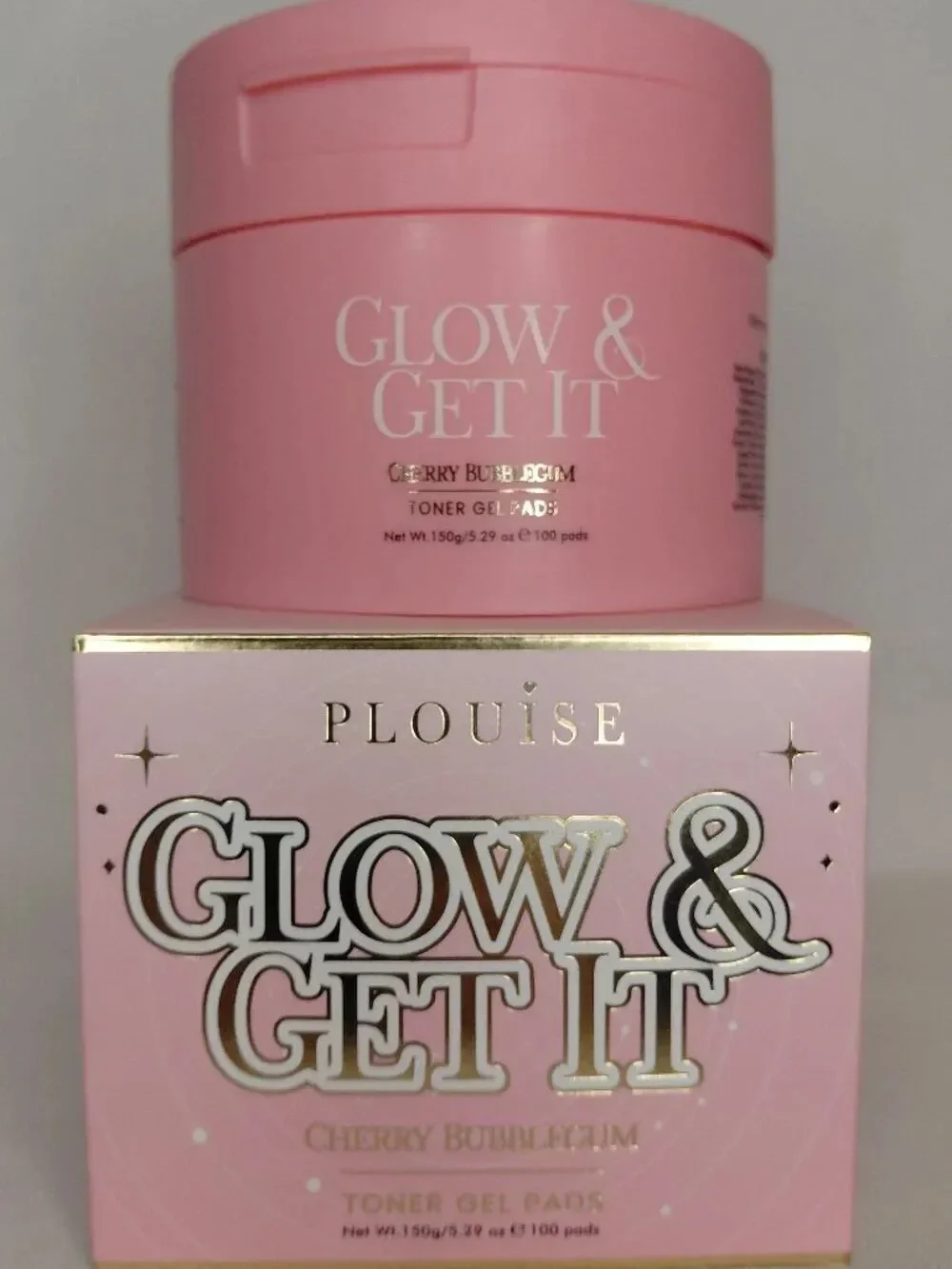 P.Louise - Glow & Get It Diamond Film Toner Pads - Cherry Bubblegum